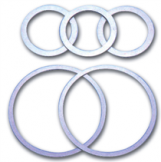 С плоским прямоугольным профилем